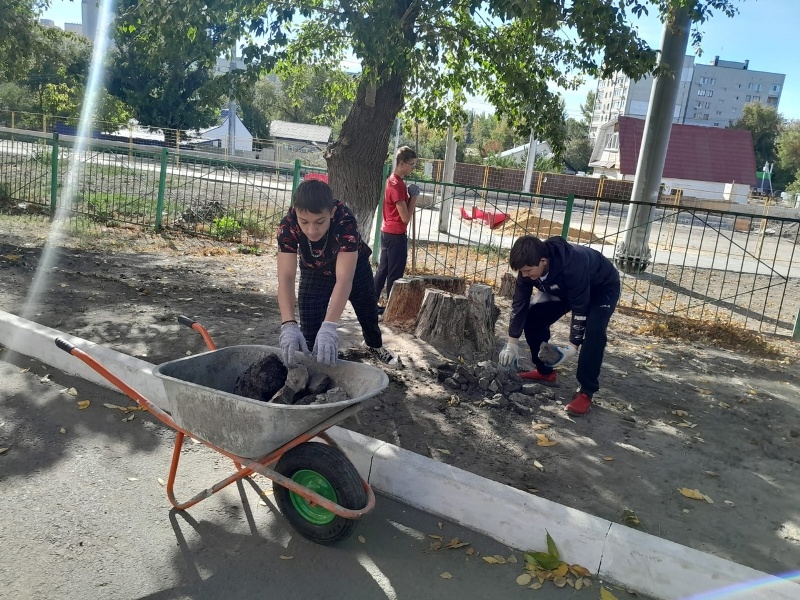 21.09.2024 год - Субботник в школе.