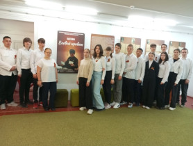 В преддверии Дня Победы обучающиеся 10 класса побывали в музее Н. Г Чернышевского.